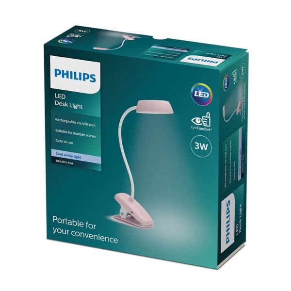 Tischlampe Philips Lámpara de mesa Rosa 3 W – Bild 6