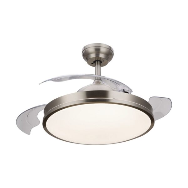 Deckenventilator mit Lampe Philips Atlas 35 W 28 W 4500 Lm Nickel (2700 K) – Bild 3