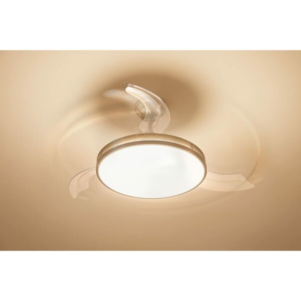 Deckenventilator mit Lampe Philips Atlas 35 W 28 W 4500 Lm Nickel (2700 K) – Bild 5