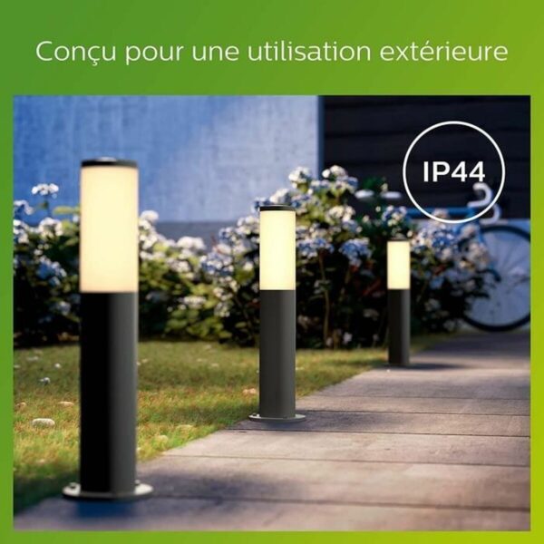 Lampe Philips Luminarias de exterior Anthrazit E27 230 V 2700 K – Bild 7