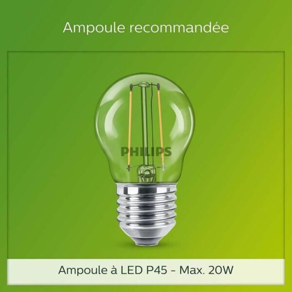 Lampe Philips Luminarias de exterior Anthrazit E27 230 V 2700 K – Bild 5