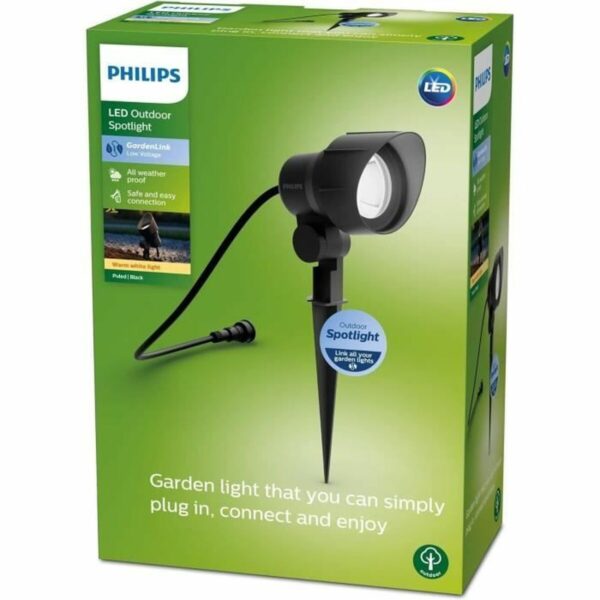 Lampe Philips Schwarz 12 V Warmes Weiß 600 lm (1 Stück) – Bild 2