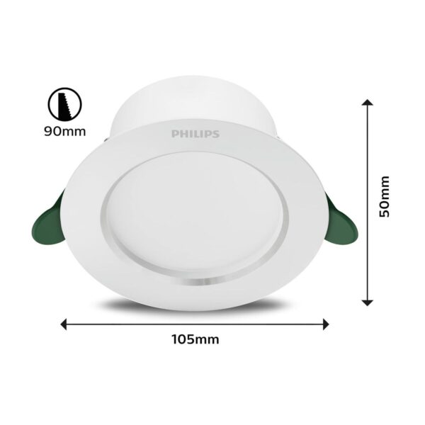 Strahler Philips Diamond Cut Weiß 2,2 W 400 lm Ø 10,5 x 4,95 cm (4000 K) – Bild 4