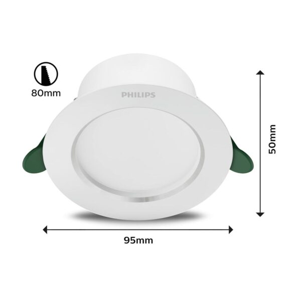Strahler Philips Diamond Cut Weiß 6,5 W 1150 Lm Ø 15 x 4,95 cm (4000 K) – Bild 4