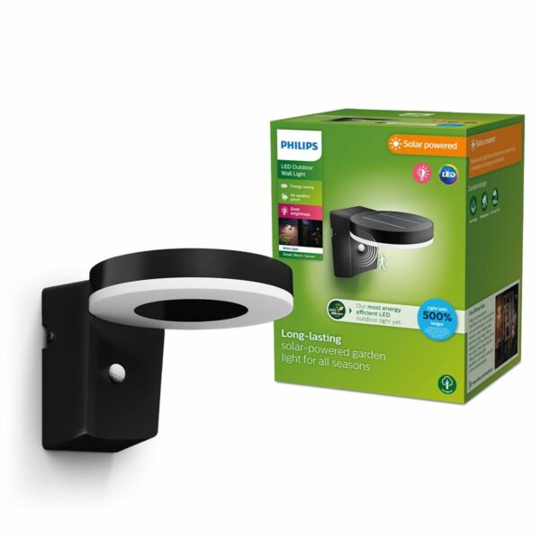 Wandleuchte Philips 1,3 W 250 Lm Solar rund (3000 K) – Bild 5