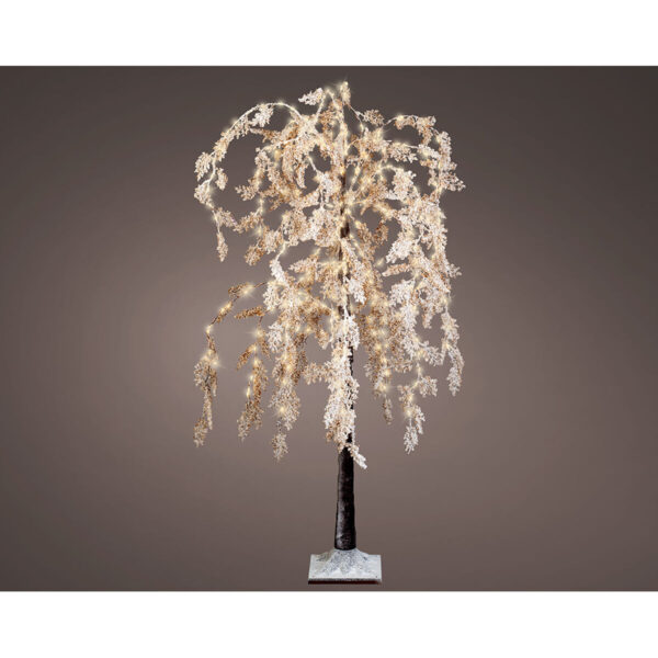 Weihnachtsbaum Lumineo Verschneit Weide MicroLED – Bild 2