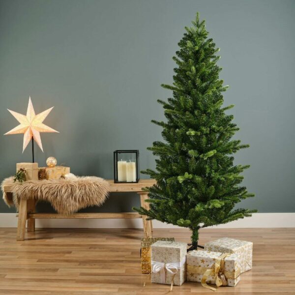 Weihnachtsbaum Everlands grün PVC Metall polystyrol Tanne Ø 83 x 150 cm – Bild 3