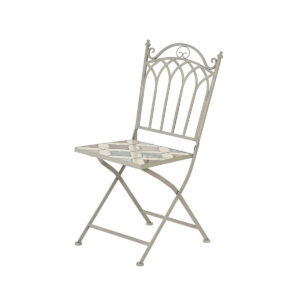 Gepolsterte Campingstuhl Lifetime Bistró 38 x 50 x 89 cm Braun Mosaik