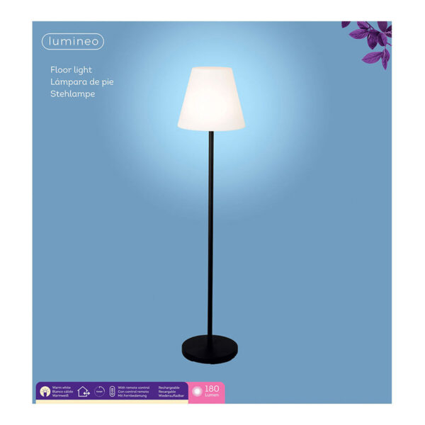 Stehlampe Lumineo 894459 150 cm Aufladbar – Bild 2