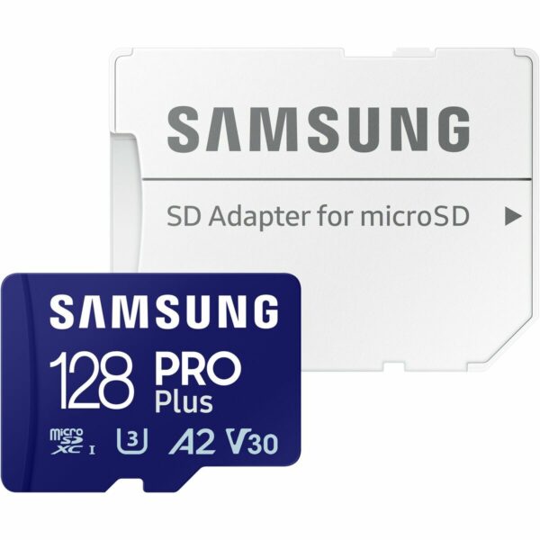 Mikro SD Speicherkarte mit Adapter Samsung MB-MD128SA/EU 128 GB – Bild 4