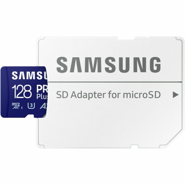 Mikro SD Speicherkarte mit Adapter Samsung MB-MD128SA/EU 128 GB – Bild 5