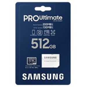 Mikro SD Speicherkarte mit Adapter Samsung MB-MY512SA/WW