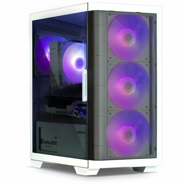 ATX Semi-Tower Gehäuse Zalman M4 Weiß Schwarz – Bild 2