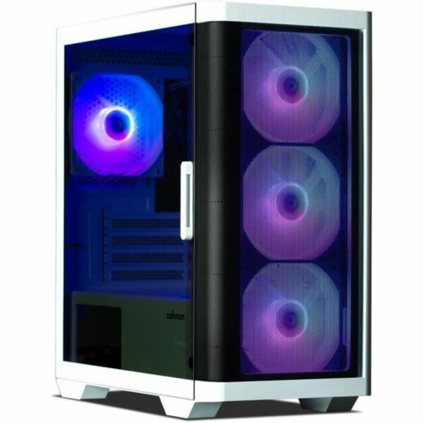 ATX Semi-Tower Gehäuse Zalman M4 Weiß Schwarz – Bild 3