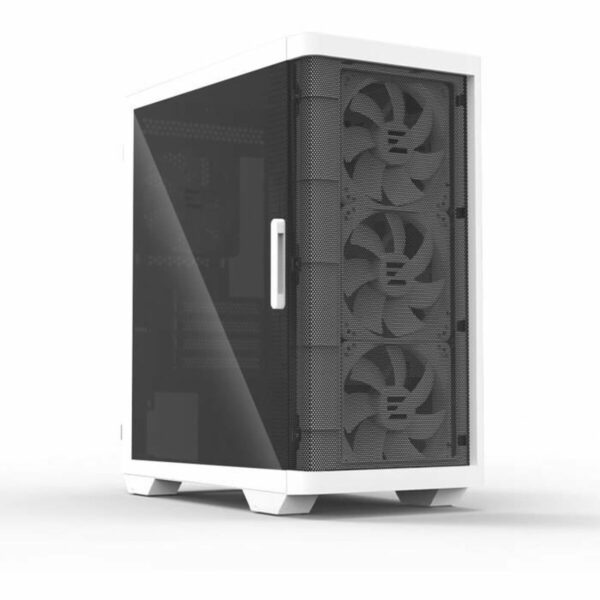 ATX Semi-Tower Gehäuse Zalman M4 Weiß Schwarz – Bild 4