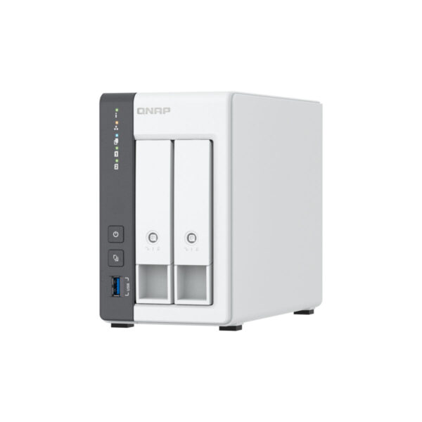 NAS-Netzwerk-Speicher Qnap TS-216G Weiß Schwarz ARM Cortex-A55