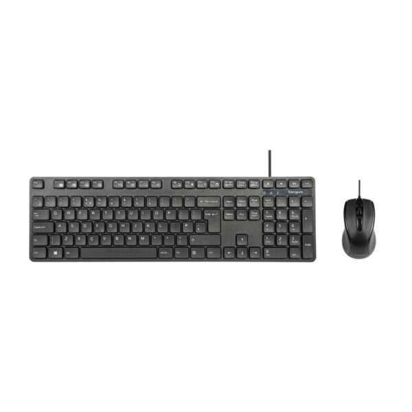 Tastatur mit Maus Targus AKM622ES Schwarz Spanisch QWERTY
