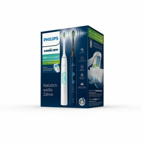 Elektrische Zahnbürste Philips Sonicare ProtectiveClean 5100 (2 Stück) – Bild 4