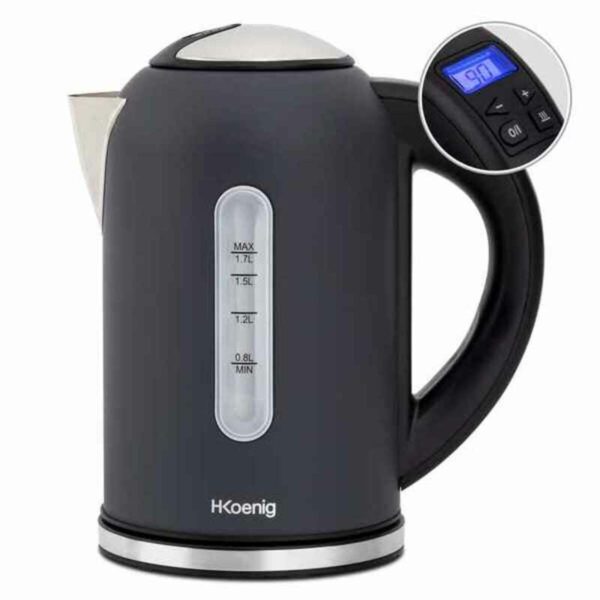 Wasserkocher Hkoenig BOE52 2200 W Schwarz Edelstahl 2200 W 1,7 L 1,7 L – Bild 3