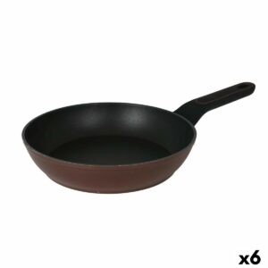 Pfanne Quttin Sahara Geschmiedetes Aluminium Braun 42 x 23 x 5 cm (6 Stück)