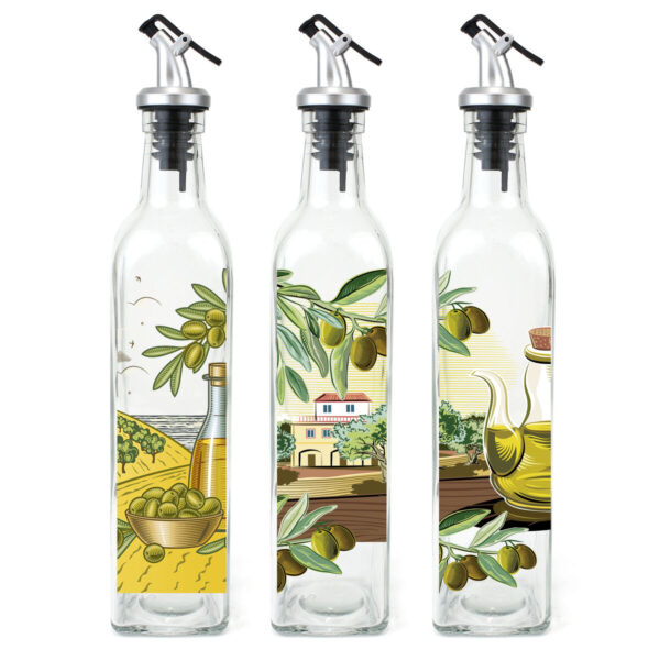 Ölfläschchen Anna Weinverschluss Glas 250 ml (12 Stück) – Bild 2