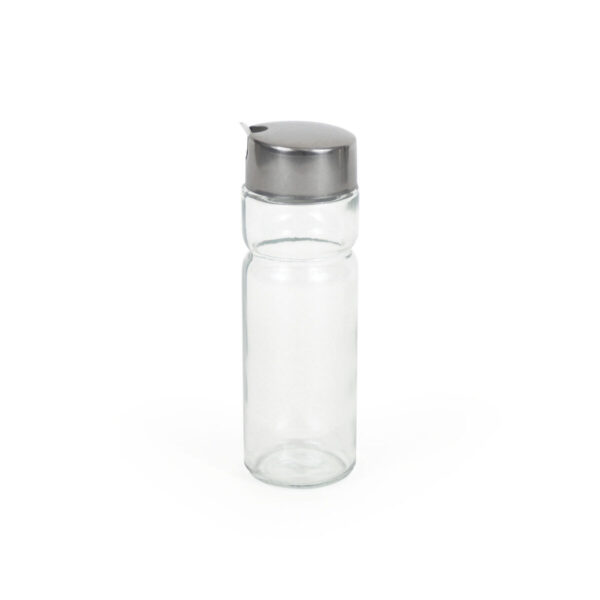 Ölfläschchen Quttin Durchsichtig Silberfarben Glas 0,2 L 5 x 5 x 15 cm (24 Stück) – Bild 2