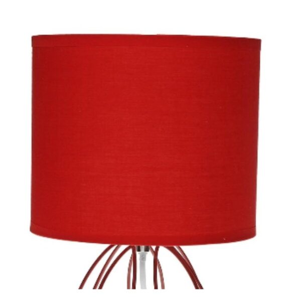 Tischlampe Versa Mila Rot 20 x 36 cm Metall – Bild 3