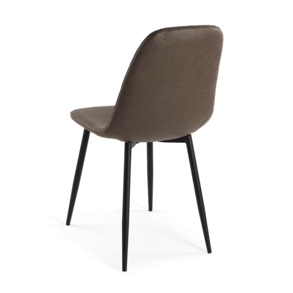 Stuhl Versa Serena Dunkelbraun 53 x 88 x 43,5 cm (4 Stück) – Bild 4