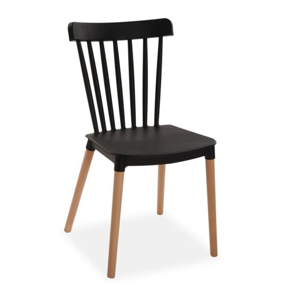 Stuhl Versa Schwarz 52,5 x 80 x 43 cm (4 Stück) – Bild 2