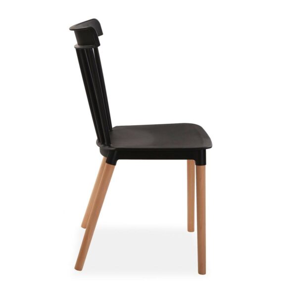 Stuhl Versa Schwarz 52,5 x 80 x 43 cm (4 Stück) – Bild 3