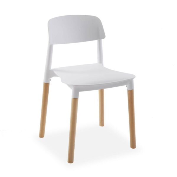 Stuhl Versa Weiß 45 x 76 x 42 cm (4 Stück) – Bild 2