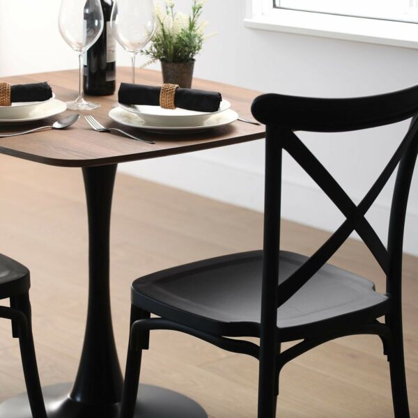 Stuhl Versa Schwarz 43 x 88 x 43 cm (4 Stück) – Bild 3