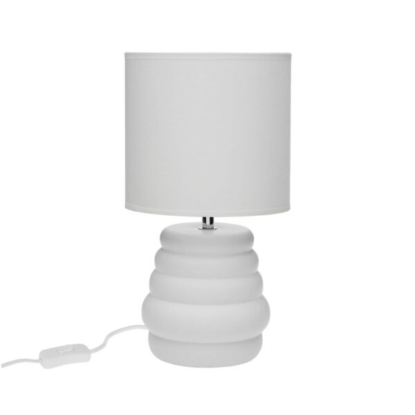 Tischlampe Versa Weiß aus Keramik 40 W 17 x 32,2 cm – Bild 2
