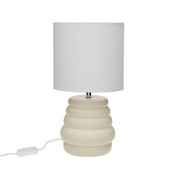 Tischlampe Versa Beige aus Keramik 40 W 17 x 32,2 cm – Bild 2
