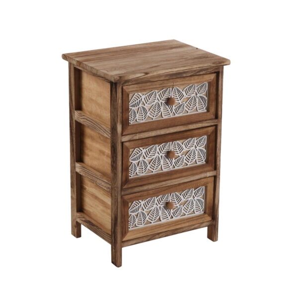 Schubladenschrank Versa Leaf Holz 29 x 58 x 40 cm – Bild 2