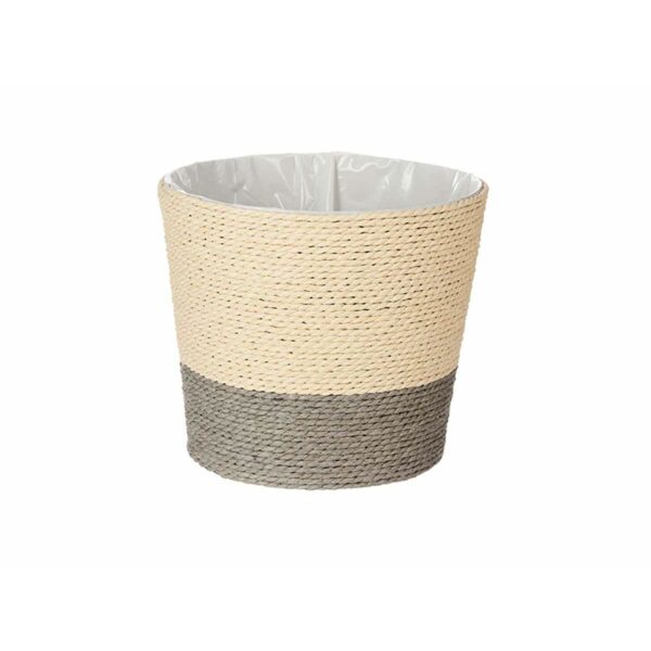 Blumentopf Ibergarden WY21-71 Grau Schnur Kunststoff 19,5 x 16,5 x 19,5 cm (24 Stück) – Bild 2