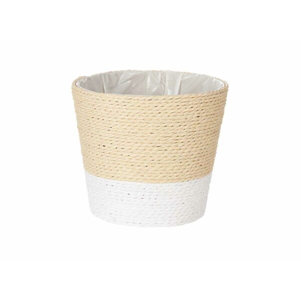 Blumentopf Ibergarden WY21-72 Weiß Schnur Kunststoff 16 x 14,5 x 16 cm (24 Stück) – Bild 2