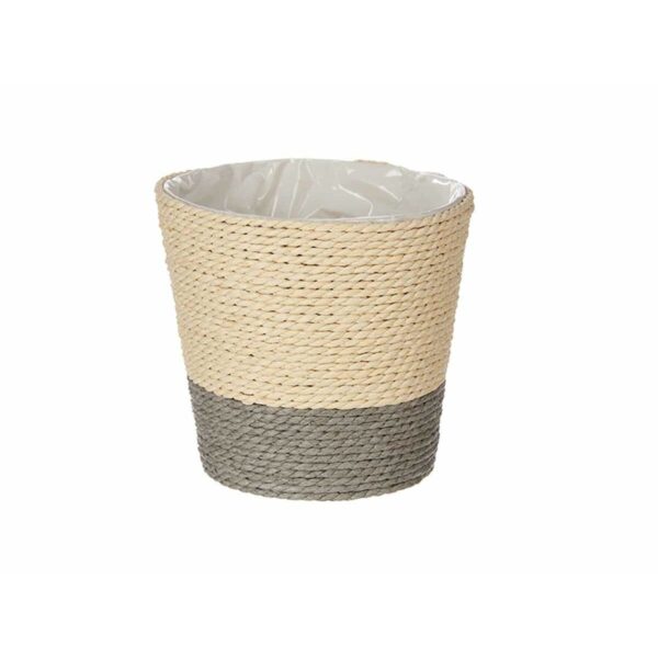 Blumentopf Ibergarden 86442 Grau Schnur Kunststoff 14 x 12,5 x 14 cm (24 Stück) – Bild 2