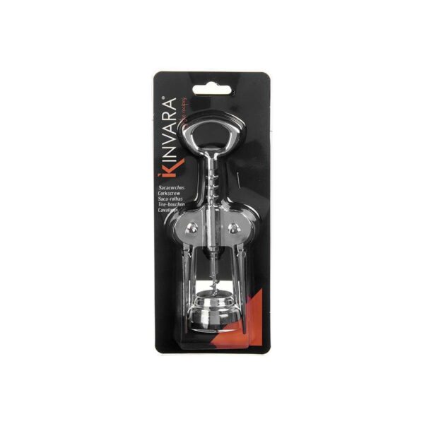 Korkenzieher Kinvara 711 Metall 5,7 x 17 x 4 cm (12 Stück) – Bild 3