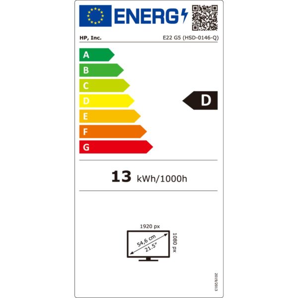 Monitor HP E22 G5 Full HD 21,5" LED – Bild 3