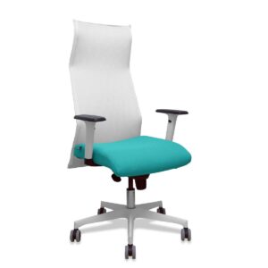 Bürostuhl Piqueras y Crespo 54BR65G Weiß türkis
