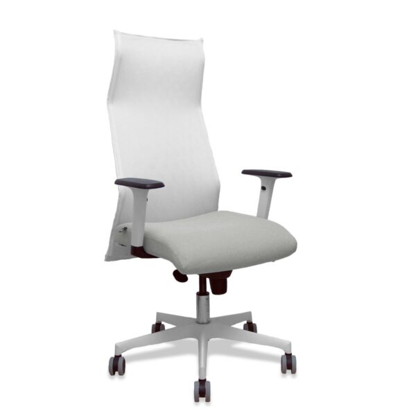 Bürostuhl Piqueras y Crespo 54BR65G Weiß Hellgrau