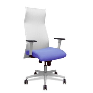 Bürostuhl Piqueras y Crespo 54BR65G Weiß Hellblau