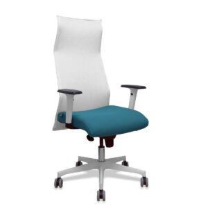 Bürostuhl Piqueras y Crespo 54BR65G Weiß Petroleum grün