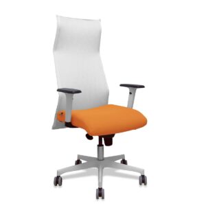 Bürostuhl Piqueras y Crespo 54BR65G Weiß Orange