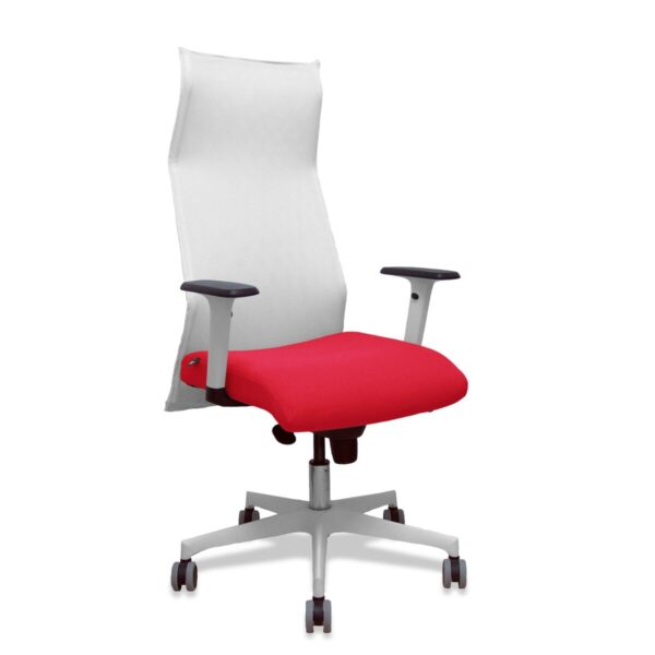 Bürostuhl Piqueras y Crespo 54BR65G Weiß Rot
