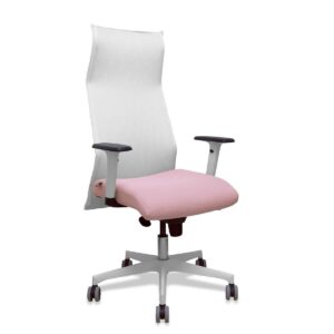 Bürostuhl Piqueras y Crespo 54BR65G Weiß Rosa