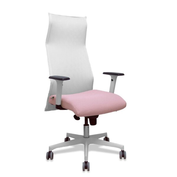 Bürostuhl Piqueras y Crespo 54BR65G Weiß Rosa