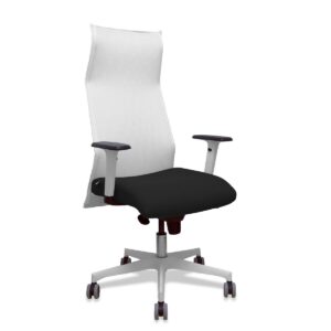 Bürostuhl Piqueras y Crespo 54BR65G Weiß Schwarz