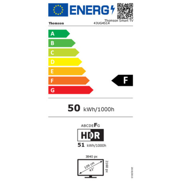 Smart TV Thomson 43UG4S14 UHD 4K 43" LED HDR D-LED HDR10 – Bild 8